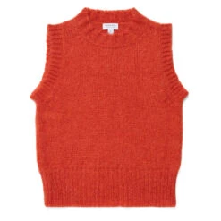 Sunspel Womens Mohair Silk Vest Magma(Sunspel Womens Mohair Silk Vest Magma)