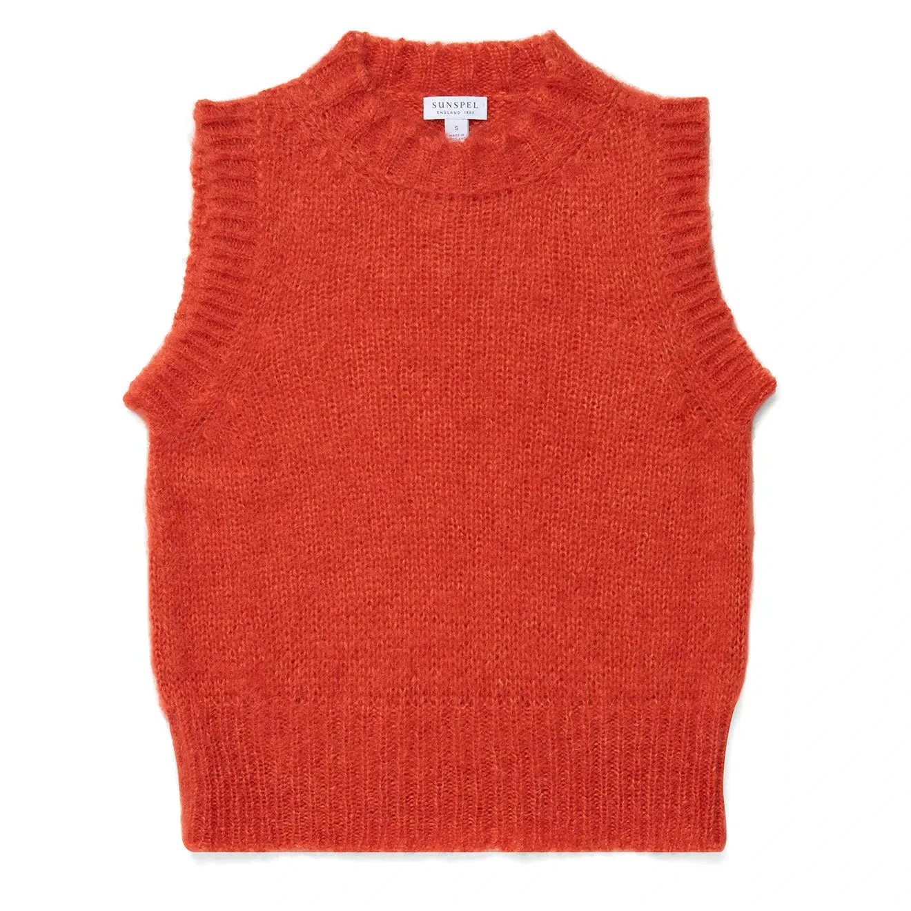 Sunspel Womens Mohair Silk Vest Magma(Sunspel Womens Mohair Silk Vest Magma) 3 Sunspel Womens Mohair Silk Vest Magma(Sunspel Womens Mohair Silk Vest Magma)