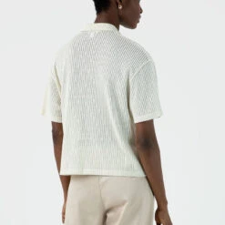 Sunspel Womens Lace Mesh Shirt Ecru(Sunspel Womens Lace Mesh Shirt Ecru) 8 Sunspel Womens Lace Mesh Shirt Ecru(Sunspel Womens Lace Mesh Shirt Ecru) -Best Clothing Store 0002 SunspelWomensLaceMeshShirtEcru4