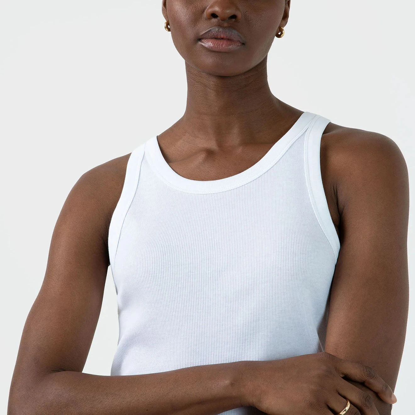 Sunspel Womens Ribbed Tank Top White(Sunspel Womens Ribbed Tank Top White) 6 Sunspel Womens Ribbed Tank Top White(Sunspel Womens Ribbed Tank Top White) - Image 4