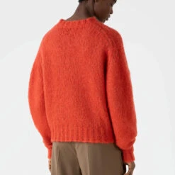 Sunspel Womens Mohair Silk Crew Neck Jumper Magma(Sunspel Womens Mohair Silk Crew Neck Jumper Magma) -Best Clothing Store 0010 sunspel MohairSilkCrewNeckJumper magma4 1800x1800 81dddcbf 00e9 4fe7 b176 be5de650241d