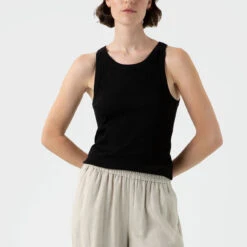 Sunspel Womens Ribbed Tank Top Black(Sunspel Womens Ribbed Tank Top Black) -Best Clothing Store 0011 SunspelWomensRibbedTankTopblack 9c360068 6b50 4eca ac82 d5f707e72817