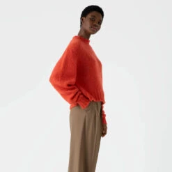 Sunspel Womens Mohair Silk Crew Neck Jumper Magma(Sunspel Womens Mohair Silk Crew Neck Jumper Magma) -Best Clothing Store 0011 sunspel MohairSilkCrewNeckJumper magma3 1800x1800 1f7306b6 5f45 4d03 958c f53dfd1ca342