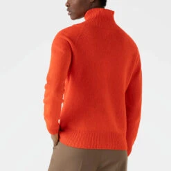 Sunspel Womens Lambswool Funnel Neck Jumper Magma(Sunspel Womens Lambswool Funnel Neck Jumper Magma) -Best Clothing Store 0020 sunspel LambswoolFunnelNeckJumper magma 5 1800x1800 55b07cda cb1e 4817 a5c9 f98ec1f0a878