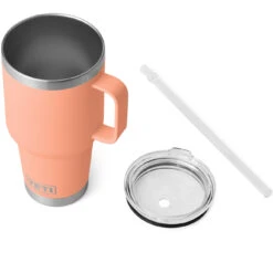 YETI Rambler 35oz Straw Mug Lowcountry Peach(Yeti Rambler 35oz Straw Mug Lowcountry Peach) -Best Clothing Store 0e8ba795ea2aea609436836f27b1d655