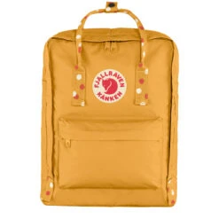 Fjallraven Kanken Classic Backpack Ochre / Confetti Pattern(Fjallraven Kanken Classic Backpack Ochre Confetti Pattern)