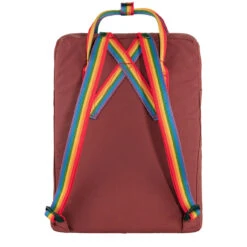 Fjallraven Kanken Classic Backpack Ox Red / Rainbow Pattern(Fjallraven Kanken Classic Backpack Ox Red Rainbow Pattern) -Best Clothing Store 27210 2