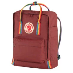 Fjallraven Kanken Classic Backpack Ox Red / Rainbow Pattern(Fjallraven Kanken Classic Backpack Ox Red Rainbow Pattern) -Best Clothing Store 27210 3