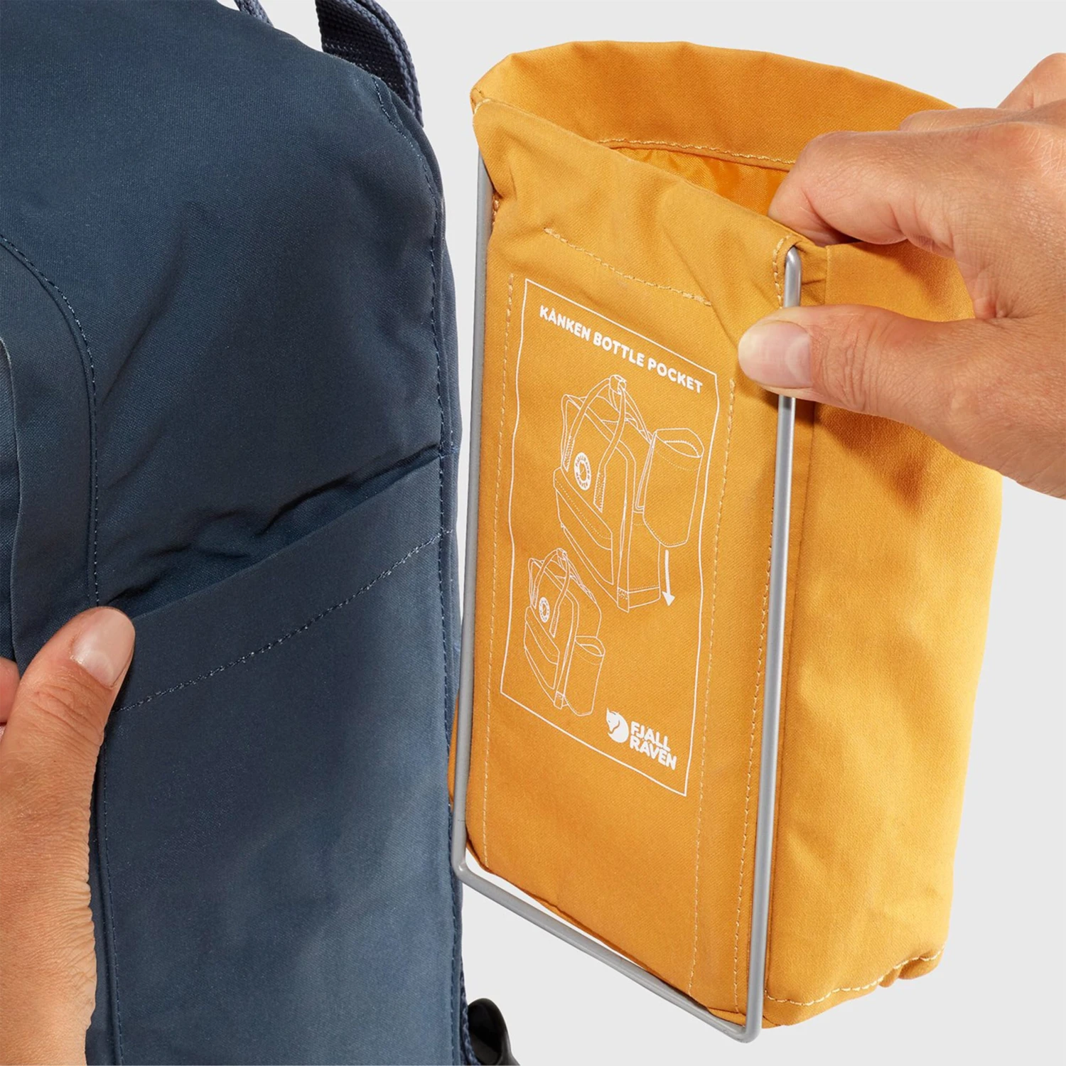 Fjallraven Kanken Bottle Pocket Sky Blue(Fjallraven Kanken Bottle Pocket Sky Blue) 6 Fjallraven Kanken Bottle Pocket Sky Blue(Fjallraven Kanken Bottle Pocket Sky Blue) - Image 4