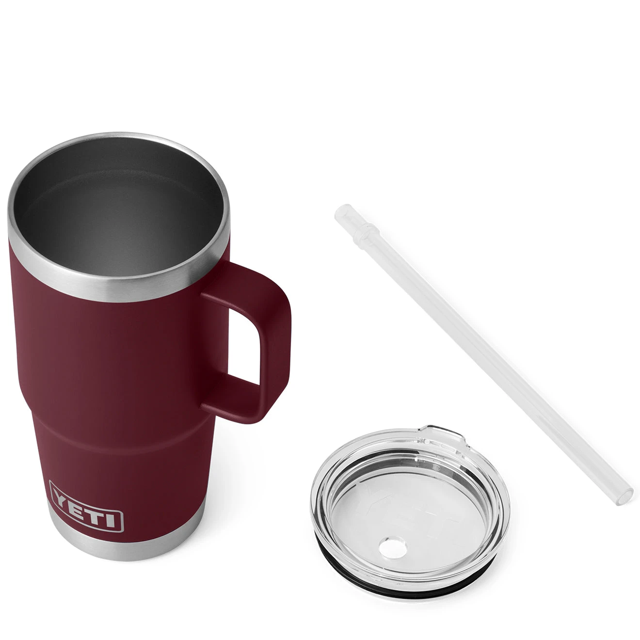 YETI Rambler 25oz Straw Mug Wild Vine Red(Yeti Rambler 25oz Straw Mug Wild Vine Red) 5 YETI Rambler 25oz Straw Mug Wild Vine Red(Yeti Rambler 25oz Straw Mug Wild Vine Red) - Image 3
