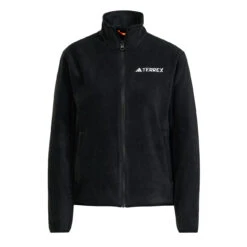 Adidas Terrex Womens Multi Essentials Full-Zip Fleece Jacket Black(Adidas Terrex Womens Multi Essentials Full Zip Fleece Jacket Black)