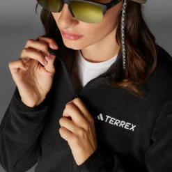 Adidas Terrex Womens Multi Essentials Full-Zip Fleece Jacket Black(Adidas Terrex Womens Multi Essentials Full Zip Fleece Jacket Black) -Best Clothing Store AdidasTerrexWomensMultiEssentialsFull ZipFleeceJacketBlack 04