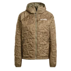 Adidas Terrex Womens Terrex Xperior Primaloft Loose Fill Insulated Hooded Jacket Olive Strata(Adidas Terrex Womens Terrex Xperior Primaloft Loose Fill Insulated Hooded Jacket Olive Strata)