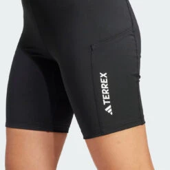 Adidas Terrex Womens WMT 8In Tight Short Black(Adidas Terrex Womens Wmt 8in Tight Short Black) -Best Clothing Store AdidasTerrexWomensWMT8InTightShortBlack2