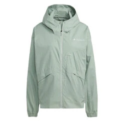 Adidas Terrex Womens Xploric Waterproof Jacket Silver Green(Adidas Terrex Womens Xploric Waterproof Jacket Silver Green)
