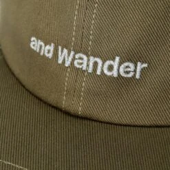 And Wander Cotton Twill Cap Khaki(And Wander Cotton Twill Cap Khaki) -Best Clothing Store AndWanderCottonTwillCapKhaki 0004 5745986247 180 E