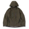 And Wander Womens 2.5L Hiker Rain Jacket Dark Khaki(And Wander Womens 2 5l Hiker Rain Jacket Dark Khaki)