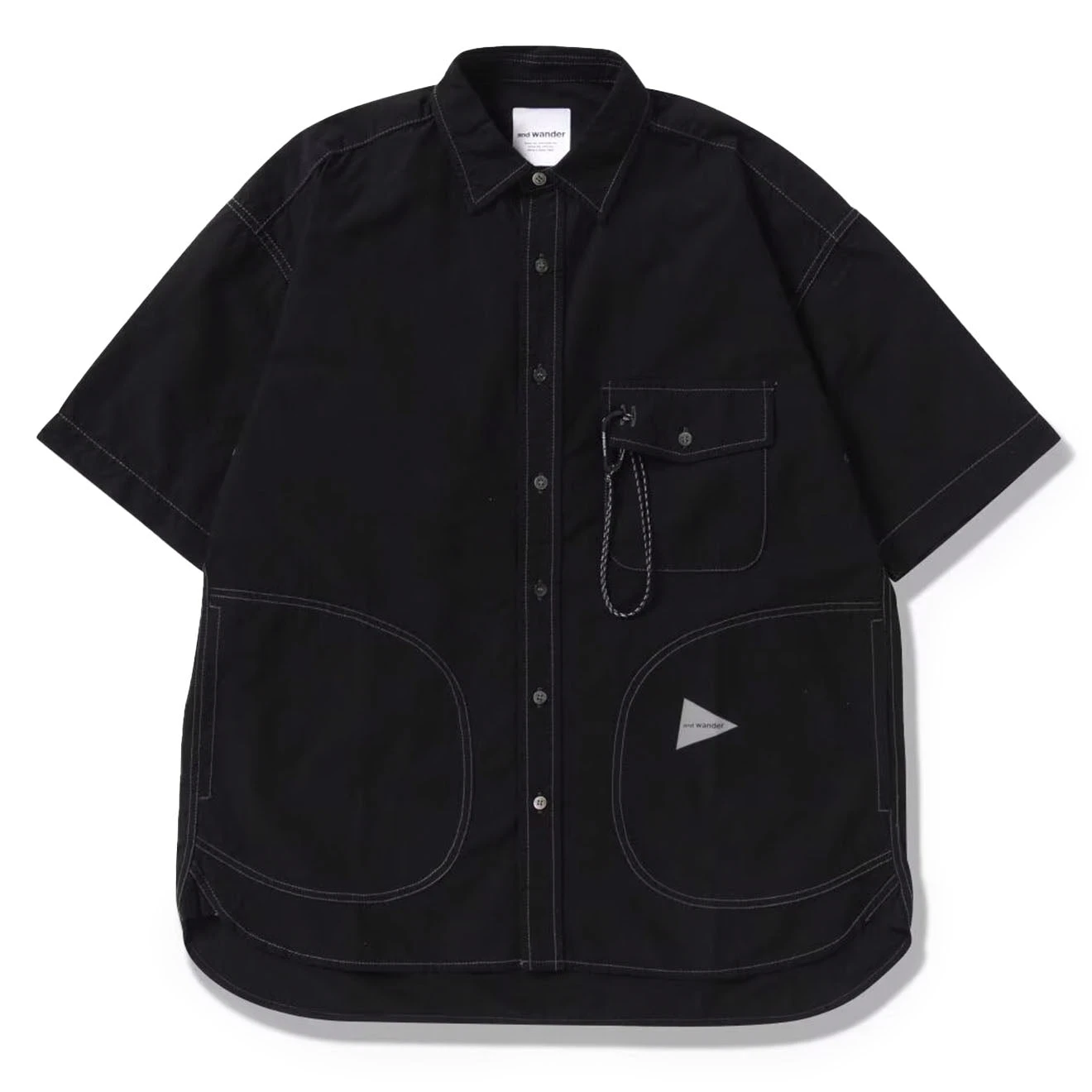 And Wander Womens C/N Rip S/S Shirt Black(And Wander Womens C N Rip S S Shirt Black) 3 And Wander Womens C/N Rip S/S Shirt Black(And Wander Womens C N Rip S S Shirt Black)