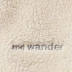 And Wander Womens Daijiro Ohara Map Key Boa Jacket Off White(And Wander Womens Daijiro Ohara Map Key Boa Jacket Off White) -Best Clothing Store AndWanderWomensDaijiroOharaMapKeyBoaJacketOffWhite 4