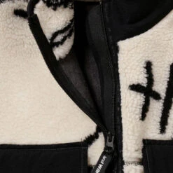 And Wander Womens Daijiro Ohara Map Key Boa Jacket Off White(And Wander Womens Daijiro Ohara Map Key Boa Jacket Off White) -Best Clothing Store AndWanderWomensDaijiroOharaMapKeyBoaJacketOffWhite 7