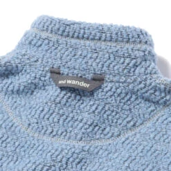 And Wander Womens Re Wool Jq Stand Zip Light Blue(And Wander Womens Re Wool Jq Stand Zip Light Blue) -Best Clothing Store AndWanderWomensReWoolJqStandZipLightBlue 4