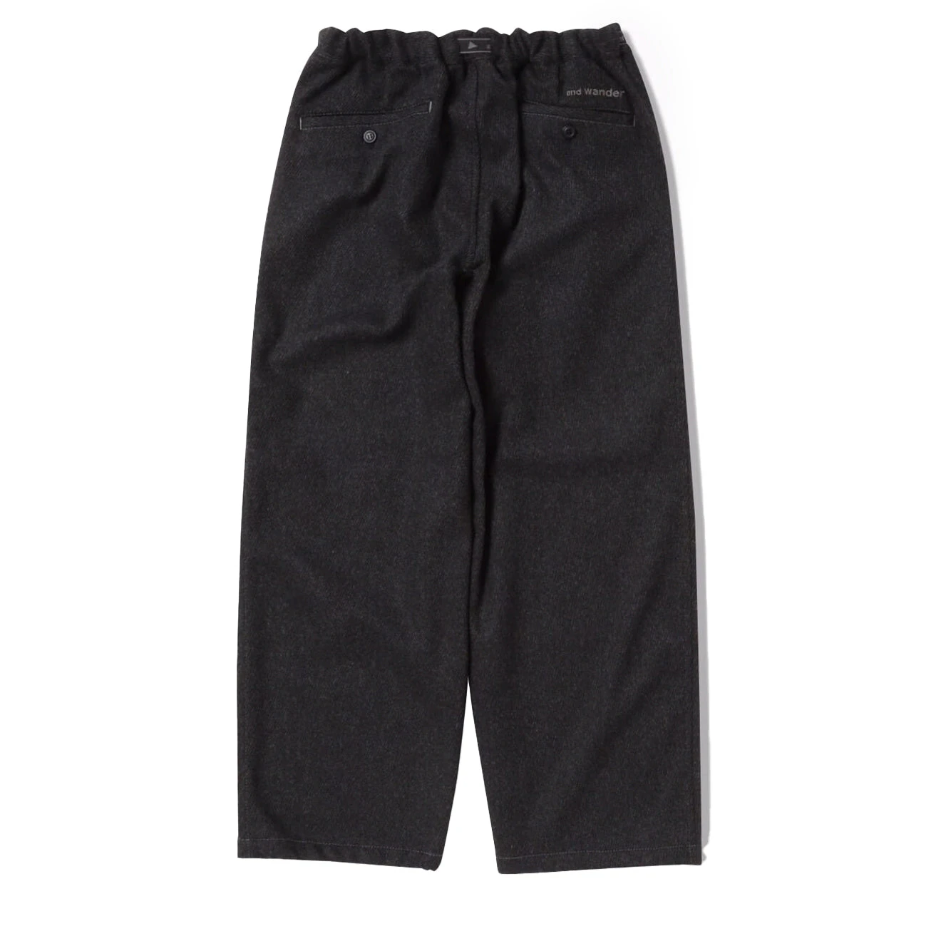 And Wander Womens Rewool Tweed Wide Pants Dark Gray(And Wander Womens Rewool Tweed Wide Pants Dark Gray) 4 And Wander Womens Rewool Tweed Wide Pants Dark Gray(And Wander Womens Rewool Tweed Wide Pants Dark Gray) - Image 2