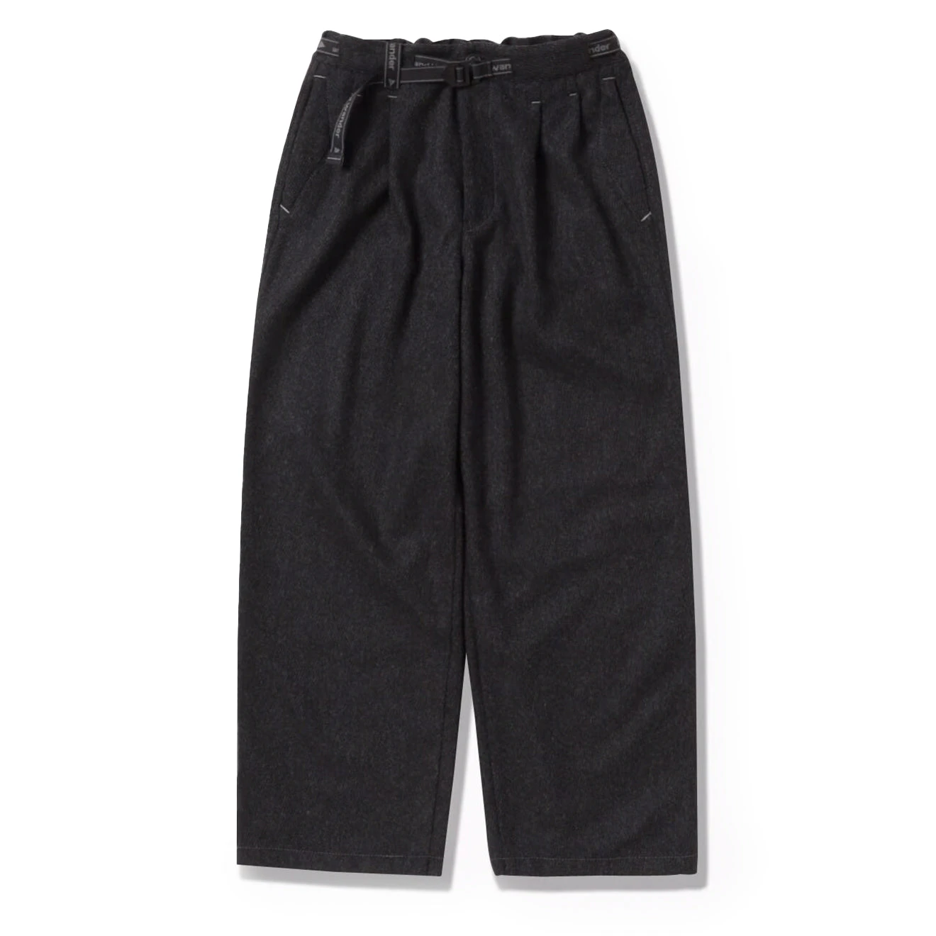 And Wander Womens Rewool Tweed Wide Pants Dark Gray(And Wander Womens Rewool Tweed Wide Pants Dark Gray) 3 And Wander Womens Rewool Tweed Wide Pants Dark Gray(And Wander Womens Rewool Tweed Wide Pants Dark Gray)