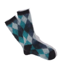 Anonymous Ism Napping Argyle JQ Crew Socks Black(Anonymous Ism Napping Argyle Jq Crew Socks Black)