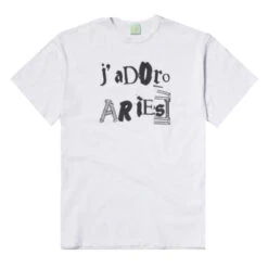 Aries Womens J'Adoro Aries Ransom SS Tee White(Aries Womens Jadoro Aries Ransom Ss Tee White)