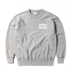 Aries Womens Premium Aged Temple Sweatshirt Grey(Aries Womens Premium Aged Temple Sweatshirt Grey)