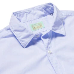 Aries Womens Striped Poplin Shirt Blue(Aries Womens Striped Poplin Shirt Blue) -Best Clothing Store AriesWomensStripedPoplinShirtBlue 2 4e409219 7c59 432b a253 e7bcf0508e84