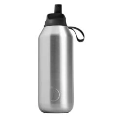 Chillys Series 2 90% Recycled 500ml Flip Bottle Stainless Steel(Chillys Series 2 90 Recycled 500ml Flip Bottle Stainless Steel)