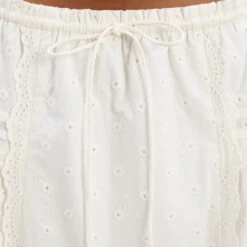 Damson Madder Agatha Puff Midi Skirt White(Damson Madder Agatha Puff Midi Skirt White) -Best Clothing Store DamsonMadderAgathaPuffMidiSkirtWhite2