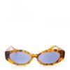 Damson Madder Catty Oval Sunglasses With Bow Detail Tort(Damson Madder Catty Oval Sunglasses With Bow Detail Tort) -Best Clothing Store DamsonMadderCattyOvalSunglassesWithBowDetailTort