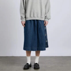 Damson Madder Hollis Midi Skirt Dallas Wash(Damson Madder Hollis Midi Skirt Dallas Wash) -Best Clothing Store DamsonMadderHollisMidiSkirtDallasWash5