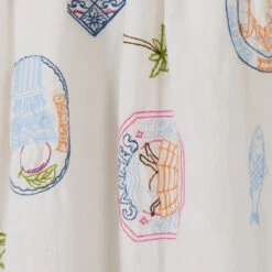 Damson Madder Peaches Midi Apron Dress Holiday Embroidery(Damson Madder Peaches Midi Apron Dress Holiday Embroidery) -Best Clothing Store DamsonMadderPeachesMidiApronDressHolidayEmbroidery2