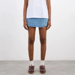 Damson Madder Rory Skort River Wash(Damson Madder Rory Skort River Wash) -Best Clothing Store DamsonMadderRorySkortRiverWash6