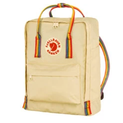 Fjallraven Kanken Rainbow Classic Backpack Light Oak / Rainbow Pattern(Fjallraven Kanken Rainbow Classic Backpack Light Oak Rainbow Pattern) -Best Clothing Store Fjallraven Kanken Rainbow Light Oak Rainbow Pattern 2