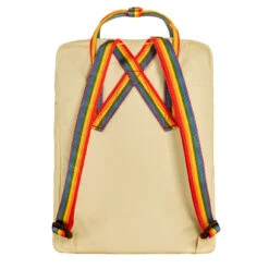 Fjallraven Kanken Rainbow Classic Backpack Light Oak / Rainbow Pattern(Fjallraven Kanken Rainbow Classic Backpack Light Oak Rainbow Pattern) -Best Clothing Store Fjallraven Kanken Rainbow Light Oak Rainbow Pattern 3