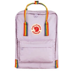 Fjallraven Kanken Rainbow Classic Backpack Pastel Lavender / Rainbow(Fjallraven Kanken Rainbow Classic Backpack Pastel Lavender Rainbow)