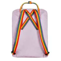 Fjallraven Kanken Rainbow Classic Backpack Pastel Lavender / Rainbow(Fjallraven Kanken Rainbow Classic Backpack Pastel Lavender Rainbow) -Best Clothing Store Fjallraven Kanken Rainbow Pastel Lavender Rainbow 3