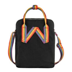 Fjallraven Kanken Rainbow Sling Black-Rainbow Pattern(Fjallraven Kanken Rainbow Sling Black Rainbow Pattern) -Best Clothing Store Fjallraven Kanken Rainbow Sling Black Rainbow Pattern 2