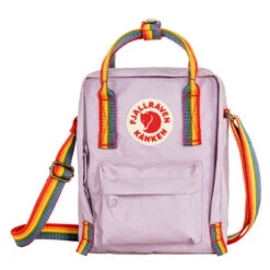 Fjallraven Kanken Rainbow Sling Pastel Lavender-Rainbow(Fjallraven Kanken Rainbow Sling Pastel Lavender Rainbow)