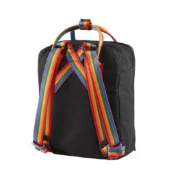 Fjallraven Kanken Rainbow Mini Black Rainbow Pattern(Fjallraven Kanken Rainbow Mini Black Rainbow Pattern) -Best Clothing Store FjallravenKankenRainbowMini BlackRainbowPattern 13630 3