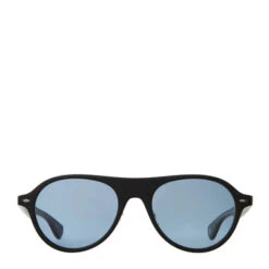 Garrett Leight Lady Eckhart 50 Sunglasses Matte Black/Pacifica(Garrett Leight Lady Eckhart 50 Sunglasses Matte Black Pacifica)