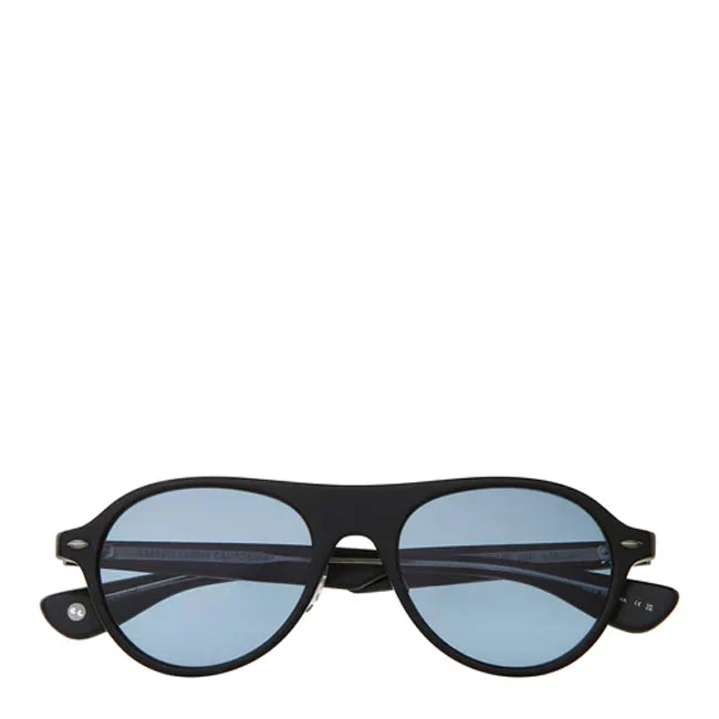 Garrett Leight Lady Eckhart 50 Sunglasses Matte Black/Pacifica(Garrett Leight Lady Eckhart 50 Sunglasses Matte Black Pacifica) 4 Garrett Leight Lady Eckhart 50 Sunglasses Matte Black/Pacifica(Garrett Leight Lady Eckhart 50 Sunglasses Matte Black Pacifica) - Image 2