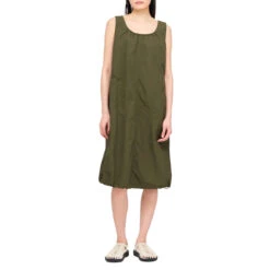 Gramicci Womens Nylon Dress Deep Olive(Gramicci Nylon Dress Deep Olive) -Best Clothing Store GramicciNylonDressDeepOlive1