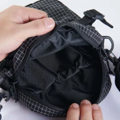 Gramicci Ripstop Mini Shoulder Bag Rip-Stop Black(Gramicci Ripstop Mini Shoulder Bag Rip Stop Black) -Best Clothing Store GramicciRipstopMiniShoulderBagRip StopBlack1