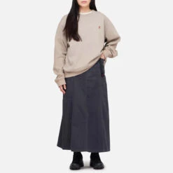 Gramicci Womens Voyager Skirt Fossil Grey Pigment(Gramicci Voyager Skirt Fossil Grey Pigment) -Best Clothing Store GramicciVoyagerSkirtFossilGreyPigment1