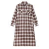 Gramicci Flannel Shirt Dress Beige(Gramicci Flannel Shirt Dress Beige)